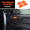 TOYCIDFG Car Door Inner Panel Pull Handle Bowl Cover Trim