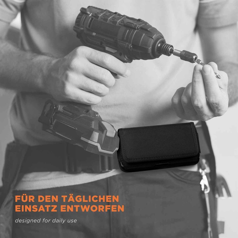moex Mesh Case für Wiko Lenny Gürteltasche mit Klettverschluss horizontal,