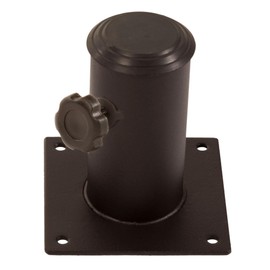 BrackenStyle Parasol Fixing Cup - Max Parasol Pole Diameter 40mm - Garden & Business Suitable (Black)