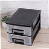 MAGICLULU 2pcs Office Storage Organizer Set Makeup Sundry Box Closet