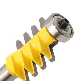 Xianglaa-Router bit, 12mm 1/2" 1/4" Shank Finger Joint Glue Router Bit Milling Cutter Mortaise Tenon Knife Cone Woodwork Cutters, (Dimensions : 12.7mm Shank)