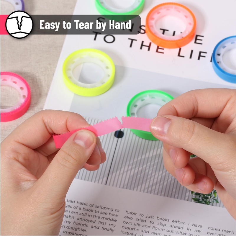 Mr. Pen- Highlighter Tape Removable, 24 Rolls, 0.31" x 16.5