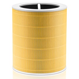 Core 600S Pet Care Replacement Filter for LEVOIT Core 600S & Core 600S-P Air Purifier, 3-in-1 HEPA, High-Efficiency Activated Carbon, Core 600S-RF-PA, 1 Pack, Yellow