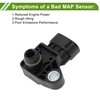 X AUTOHAUX Manifold Absolute Pressure MAP Sensor for SUZUKI VITARA