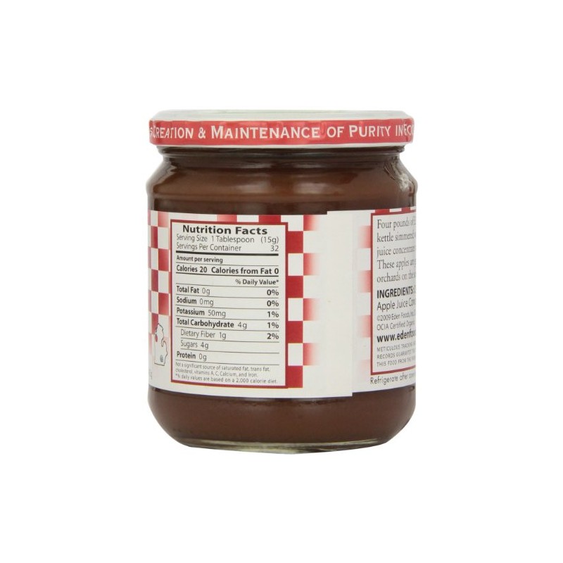 Eden Foods Apple Butter, Og, 17 Ounce (Pack of 3)