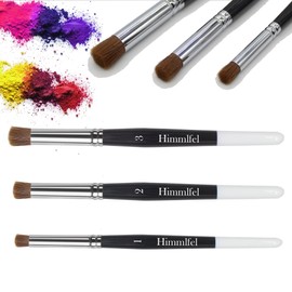 Himmlfel Pastel Painting Brush Set,3 Pcs Blending & Smoothing Brushes for Chalk Pastels,Oil Pastels,Charcoal,Crayons, Beginner & Artist Tools for Blending Soft Pastels,Dry Brush