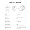 PHOVOLT Matte Motion Sensor, Intelligent Motion Sensor for Home Security,