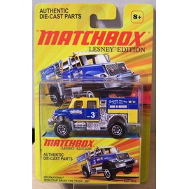 Matchbox 2011 Lesney Edition International Workstar Brush Fire Truck - 2007 Blue/Yellow