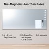STEELMASTER by BankSupplies Magnetic Bulletin Board | 30 x 14