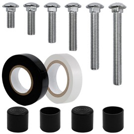 Color Guard Weight Anchor Set for Color Guard Flag and Pole,Include 6 Pcs Heavy Duty Flag Pole Cap, 4 Pcs Plastic Black End Cap Tips& 2 Pcs Color Guard Tape,Flag Weights for Standard Practice Pole