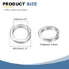 sourcing map 10 Pcs M20 Split Lock Washers, 304 Stainless