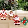 Paquete de 9 adornos de Navidad de copo de nieve