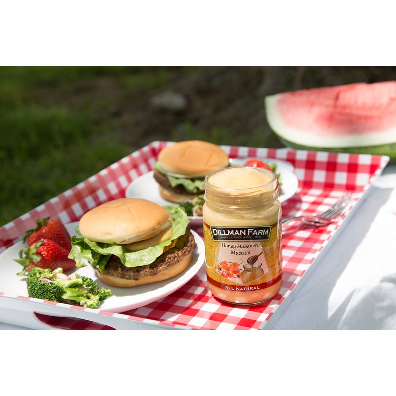 Dillman Farm 3 Piece All Natural Gourmet Mustard Variety Pack