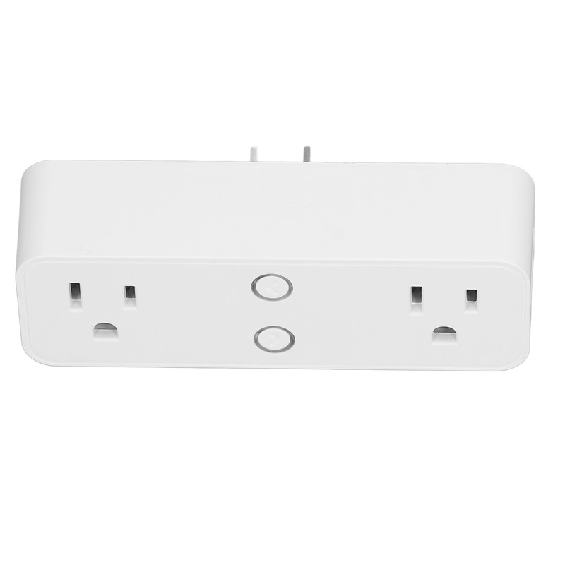 Power Strip WiFi BLE Remote Control Dual Sockets Receptacle 10A