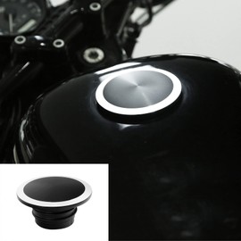 TCMT Fuel Gas Tank Cap Cover Fit For Harley Touring Road King 1994-2023 Softail 2000-2022 Freewheeler 2015-2023 Sportster XL 1992-2022 Dyna 1992-2017