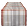 DII Thanksgiving Autumn Collection, Table Runner, 14x72, Cozy Picnic Plaid
