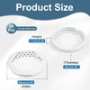 PATIKIL 60 mm Circular Soffit Vent, 20 Pcs Stainless Steel