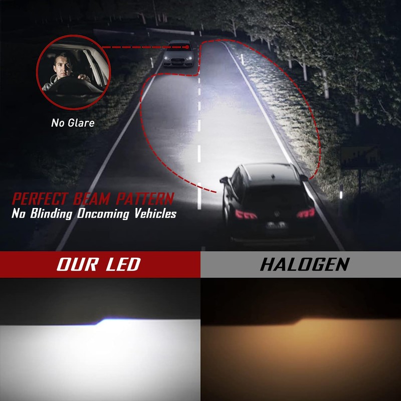 qobsos Fit for Honda CRV Light bulbs 500% Brightness LED