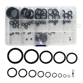 FOLANDO Ceramic Fishing Rod Guide Ring Repair Kit with Alloy Figure 8 Rings – High-Speed Smooth Line Flow & Tangle-Free Design (2mm-30mm Sizes) – Durable Rod Eyelet Replacement Set
