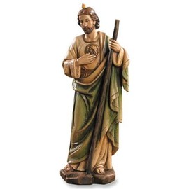 Trinity Church Supply Saint Jude Statue Christian Decoration Religious Sculptures, 8.25 Inch Height