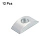uxcell 12pcs M8 Half Moon Nuts Washers, Iron Solid Half