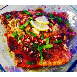 Premium Salmon Spice Blend by Spice + Leaf - Gourmet Vegan, Preservative Free Spice Blend for Flavoring Salmon, Fish, Vegetables, Meat, and Poultry, 3.5 oz.