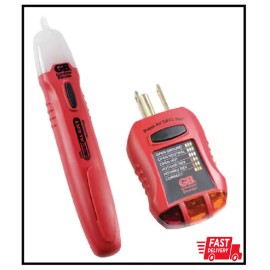 Gardner Bender GTK-2 Safety Kit, Non-Contact Voltage Tester & Outlet/GFCI Tester