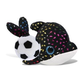 DolliBu Big Eye Orca Whale Stuffed Animal with Soccer Ball Plush - Huggable Whale Adorable Playtime Plush Toy, Cute Ocean Life Gift, Super Soft Stuffed Doll Animal Toy for Kids, Adults - 8.5 Inches