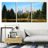 Pacimo 3 Pieces Canvas Art Wall Decor Grand Teton National