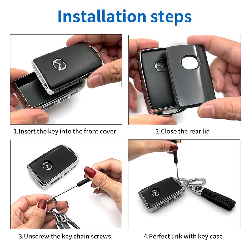 Creativity for Mazda Key Fob Cover. Suitable for 2020-2024 Mazda