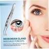 VICASKY Eyelid Tweezers for Meibomian Gland Massage Precision Eye Stye