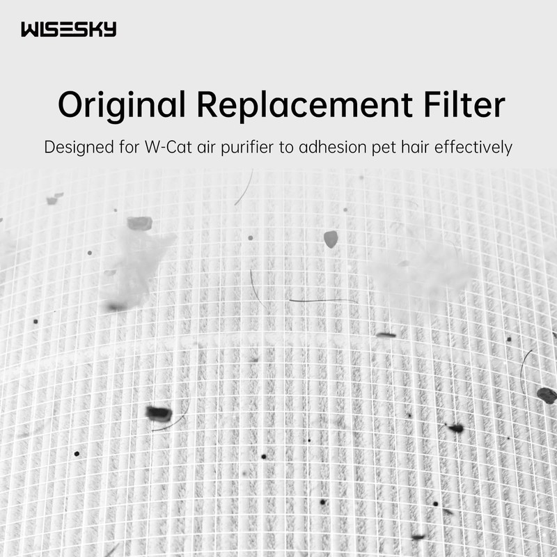 WISESKY WSP360 Pre-Filter Replacement for W-Cat Air Purifier Capture Cat