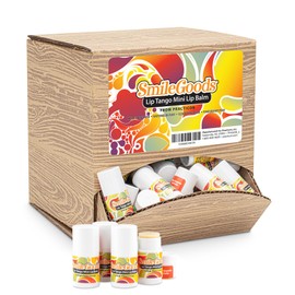SmileGoods Lip Tango Mini Lip Balms with Dispenser Box, Assorted Fruit Flavors, 120 Count