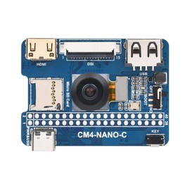 Waveshare Nano Base Board C Type Compatible with Raspberry Pi Compute Module 4 Same Size As The CM4 Onboard 8MP Camera