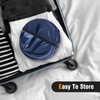 TECHMILLY Pop Up Foldable Laundry Basket, Mesh Laundry Hamper with