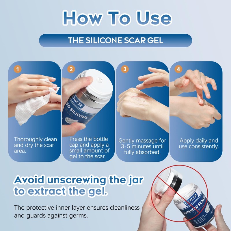 Advanced Silicone Scar Gel for Face & Body – Silicone