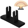 VOSAREA Bamboo Japanese Folding Fan Stand Holder Handheld Fan Display