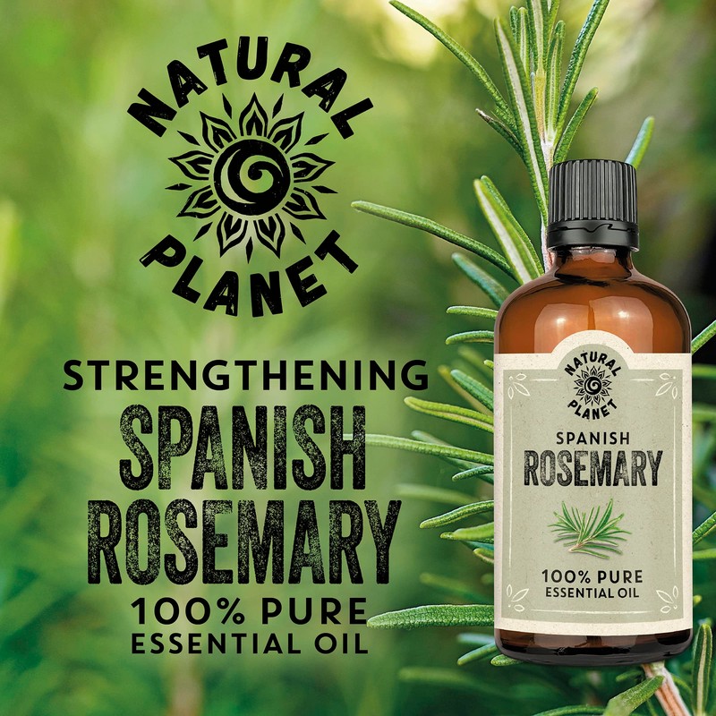 Natural Planet Rosemary Oil 100% Pure & Undiluted Natural Essential
