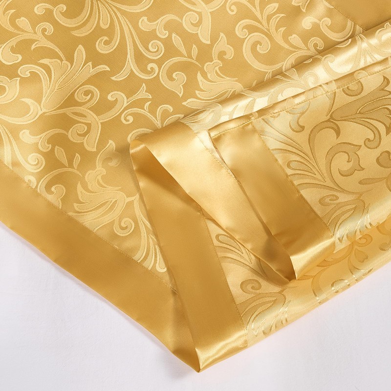 Cobedzy Gold Satin Bed Runner for King Size Beds(1.8m), 50