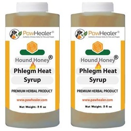 PawHealer Dog Cough Remedy - Hound Honey: Phlegm Heat - 2PAK - (5 fl oz/ea) - Loud - Honking Cough