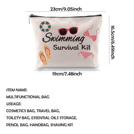 Swimming Lover Gift Swimming Survival Kit Swimming Accessories for Swimmer (Swimming Bag EU)