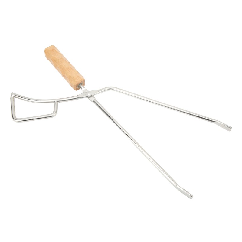 Fire Pit Tongs Heavy Duty Stainless Steel Lengthen Widen Thicken
