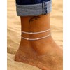 HARJJME Women's 925 Silver Anklet