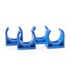 50pcs 1/2"(Dia) PVC U-Shaped Pipe Clamp Clip,Tubing Clips,Water Supply Pipe