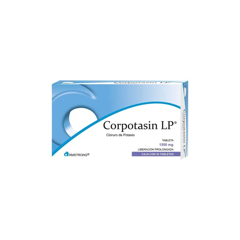 Corpotasin Lp Tableta De Liberación Prolongada 1500 Mg, 30 Tabletas