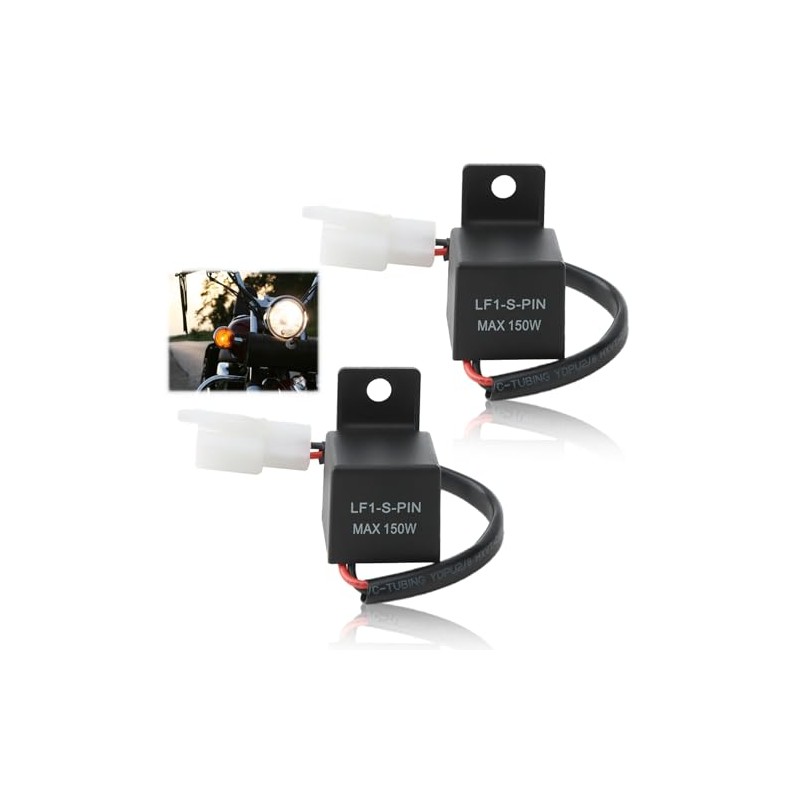 Pack of 2 LED Indicator Relay 12 V 2 Pin,