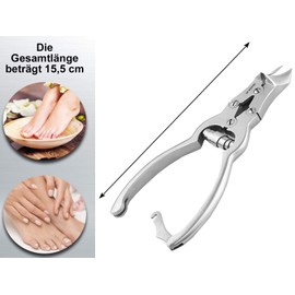 Professional Foot Care Head Cutter Nail Clippers with Double Gear Ratio 4-Way Screwed