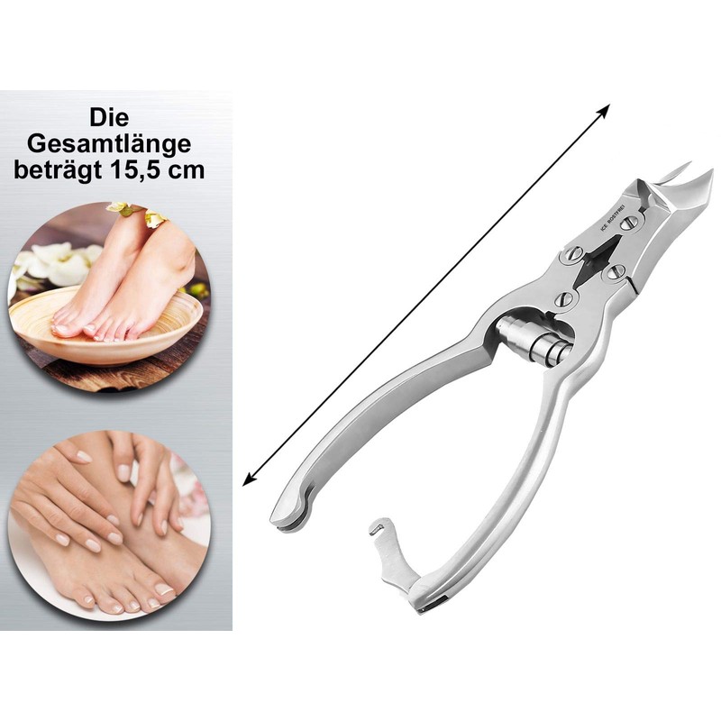 Professional Foot Care Head Cutter Nail Clippers with Double Gear