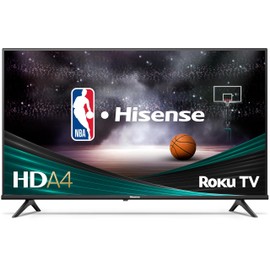 Hisense 32-Inch Class A4 Series HD 720p Smart Roku TV with Alexa Compatibility (32A4HNR) - Dolby Audio, Slim Bezel Design, Google Assistant