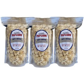Signature Popcorn, 3-Pack Large Resealable Bags, White Cheddar, Gourmet Popcorn Snack, Gluten Free